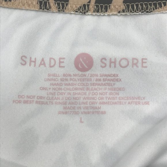 Shade And Shore Women's Size Large 12-14 Extra Cheeky Bikini Swim Bottom New - Picture 5 of 8